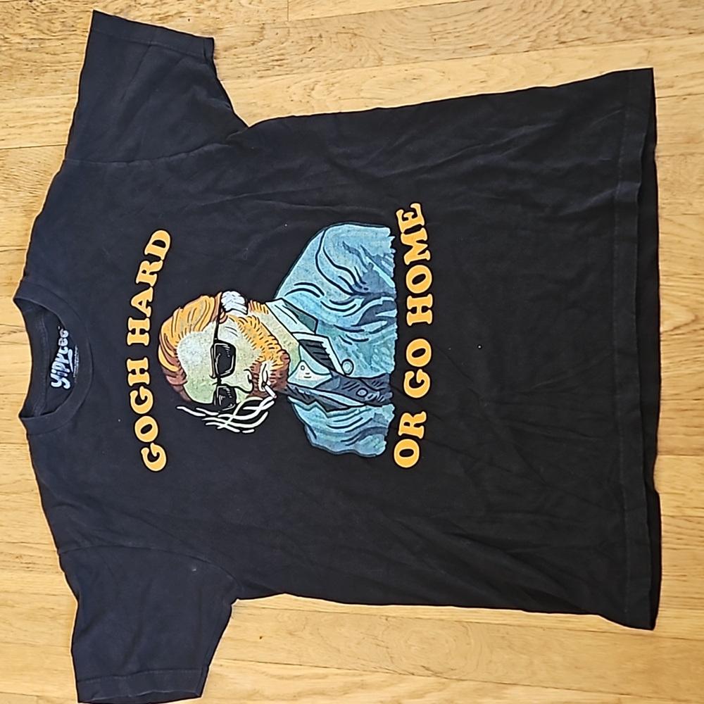 Yipptee Gogh Hard Or Go Home shirt L